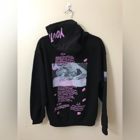 SHAWN Mendes The Tour 2019 Womens Cotton Long Sleeve Hoodie Sweatshirt Size M - Picture 9 of 12